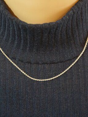 Tiffany & Co Frank Gehry 16” Sterling Silver Cable Chain Necklace Replacement